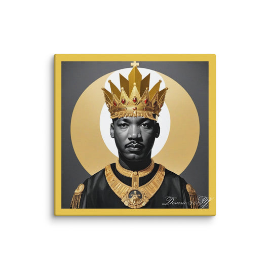 Crown Heights- MLK Royal Portrait Canvas - Deveric NY