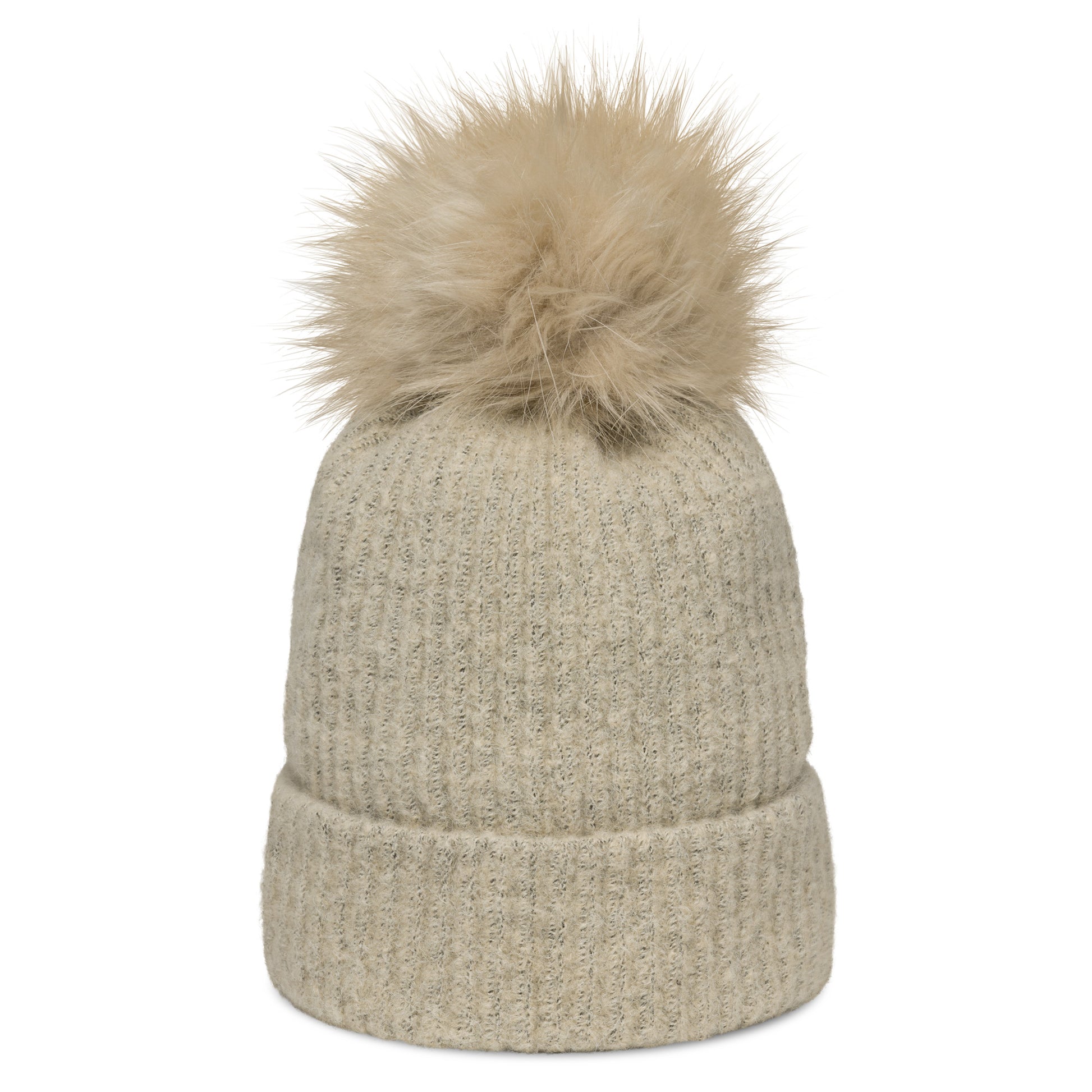 Queenship Regal Pom-Pom Beanie – Effortless Style Meets Warmth - Deveric NY