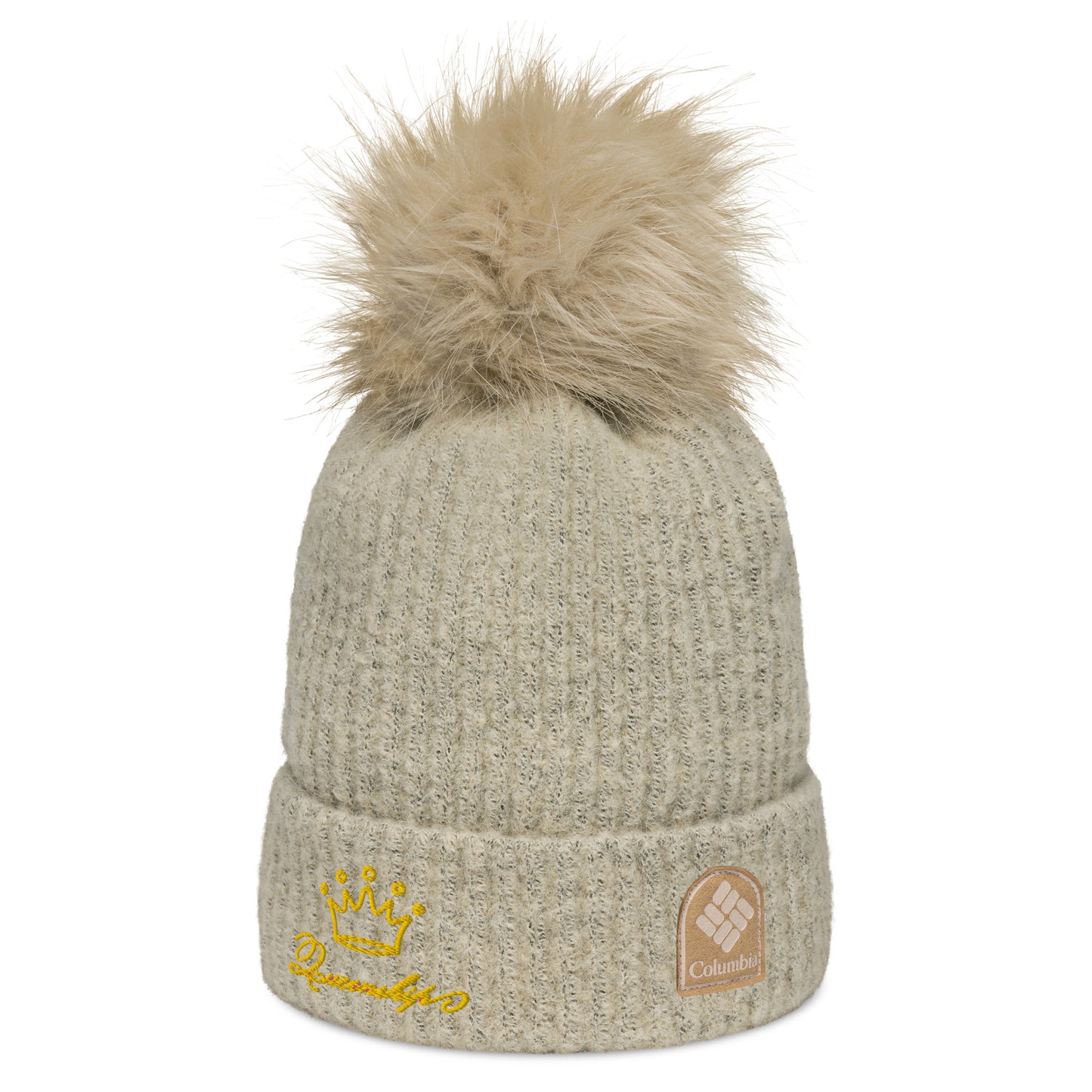 Queenship Regal Pom-Pom Beanie – Effortless Style Meets Warmth - Deveric NY