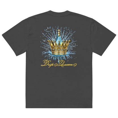 Queenship-Drip Queen 1.0 Oversized T-Shirt – Regal Confidence in Every Drop - Deveric NY