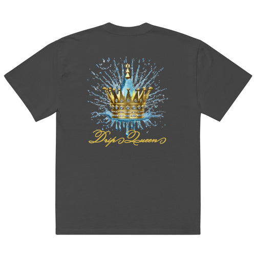 Queenship-Drip Queen 1.0 Oversized T-Shirt – Regal Confidence in Every Drop - Deveric NY