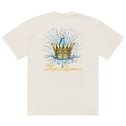 Queenship-Drip Queen 1.0 Oversized T-Shirt – Regal Confidence in Every Drop - Deveric NY