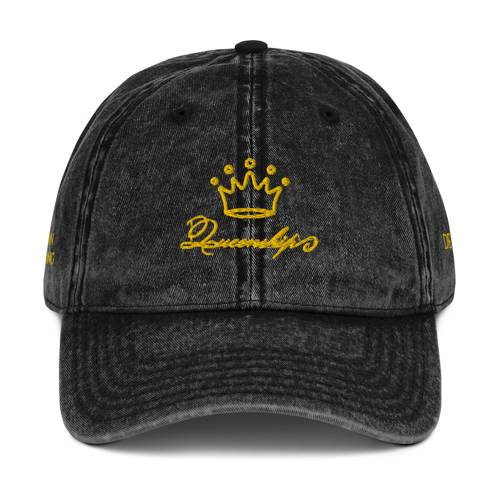 Queenship Vintage Cap – Timeless Style with Royal Confidence - Deveric NY